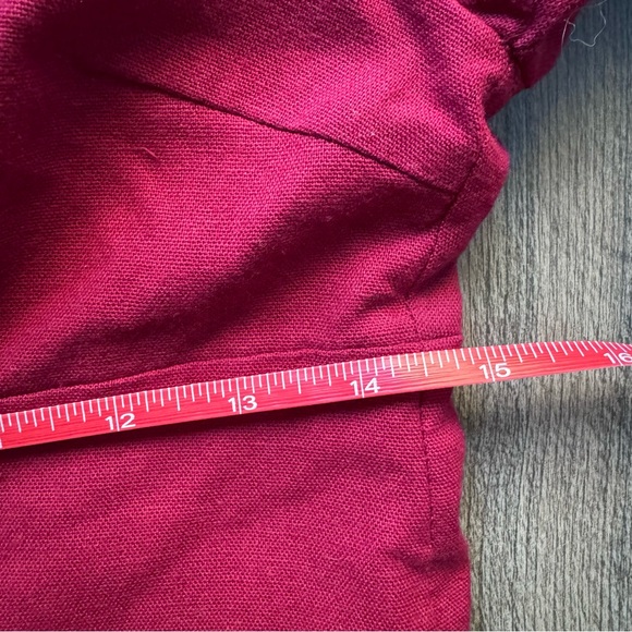 Princess Polly Hastings Longsleeve Romper. Burgundy Red. Size 2 - Picture 8 of 10